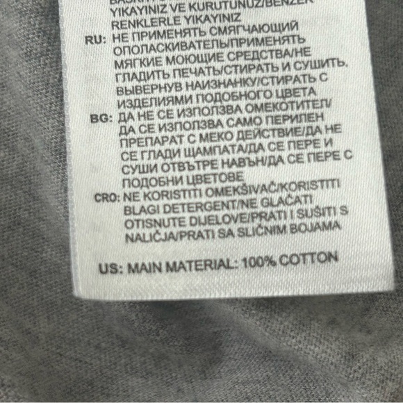 Adidas Originals Gray 100% cotton Boyfriend Rollup Trefoil Short Sleeve Tee - Picture 8 of 8